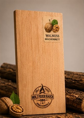 Räucherbrett Walnuss