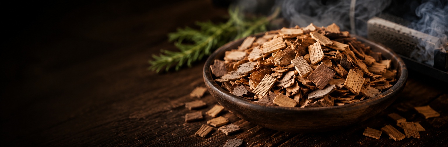 Räucherchips Holz Feuer Rauch