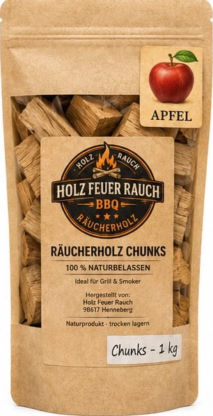 Apfel Räucherchunks